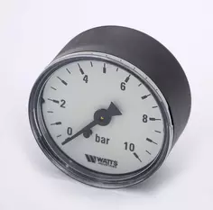 Манометр аксиальный 1/4" х 50/10 Bar Watts F+R100 10008093