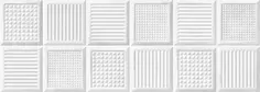 Керамическая плитка METROPOL KERAMIKA S-L Arc Art Blanco 25x70