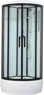 Душевая кабина 80x80x220 см Timo Standart T-6680 B прозрачное
