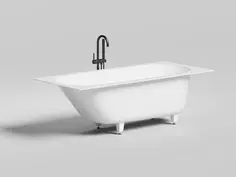 Ванна из литьевого мрамора 180x80 см Salini S-Stone Ornella Kit 102422M