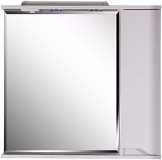 Зеркальный шкаф 80x75 см белый R ASB-Mebel Бари АСБ мебель