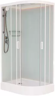 Душевая кабина 100x80x220 см Frank F418L White 418418 прозрачное