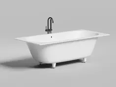 Ванна из литьевого мрамора 190,5x90,5 см Salini S-Sense Ornella Axis 103412G
