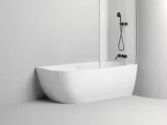 Ванна из литьевого мрамора 170x85 см Salini S-Stone Sofia Corner R 102524M