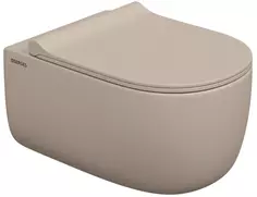 Подвесной безободковый унитаз с сиденьем микролифт Berges Ego XL 082728