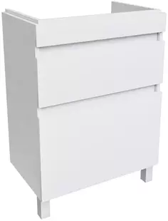 Тумба белый матовый 59,2 см IDDIS Zodiac ZOD6CBFi95