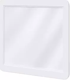 Зеркало 90x90 см белый матовый Caprigo Jersey 34331-L811