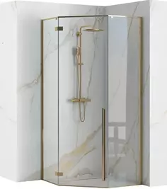 Душевой уголок 80x80 см Rea Diamond REA-K6615 прозрачное