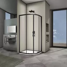 Душевой уголок 79x79 см Veconi Rovigo RV07B-80-01-C3 прозрачное