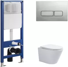 Комплект подвесной унитаз Sintesi Essler SIN-TS-SLR-181 + система инсталляции Sintesi SIN-CCI-SMP-101 + SIN-FB-BSC-503