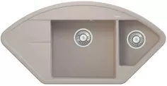 Кухонная мойка Pyramis Alinia Corner 1 1/2B 1D бежевый 070029501
