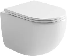 Унитаз подвесной Ceramica Nova Up CN4007 безободковый, торнадо, с сиденьем микролифт, белый