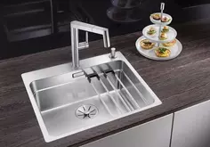 Кухонная мойка Blanco Etagon 500-IF/A InFino зеркальная полированная сталь 521748