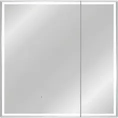 Зеркальный шкаф 80x80 см белый L Style Line Квартет СС-00002375