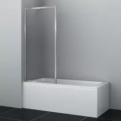 Шторка для ванны 80 см WasserKRAFT Abens 20W01-80BN прозрачное