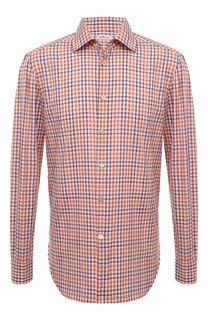 Хлопковая рубашка Kiton