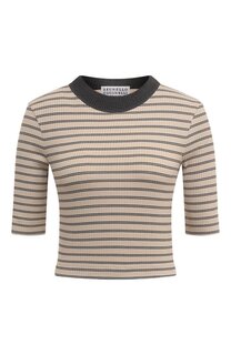 Хлопковый пуловер Brunello Cucinelli