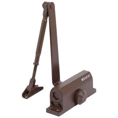 Доводчик дверной Булат, Ultimate ДД-60 A-C, -42°C + 50°C °C, морозостойкий, до 80 кг, коричневый, 14919