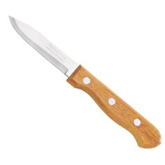 Нож кухонный Tramontina, Dynamic, для овощей, нержавеющая сталь, 7.5 см, рукоятка дерево, 22310/103-TR