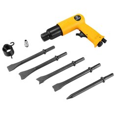 Пневматический молоток чемодан, 8 предметов, Deko, DKPT04 SET 3, 018-1104 ДЕКО