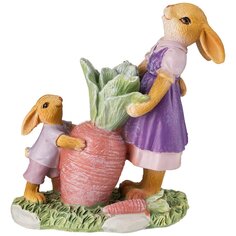 Фигурка декоративная Кролики, 12.5х6.5х13 см, 162-1099