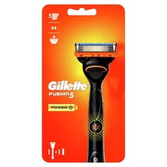 Станок для бритья Gillette, Fusion Power Red, для мужчин, 1 сменная кассета