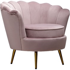Кресло Glasar Флоренция розовое 78х77х65 см ГЛАСАР