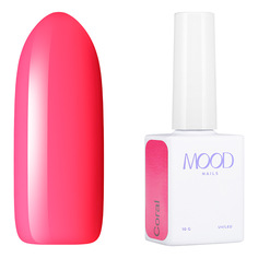 MOODNAIL, Гель-лак Gel-polish Coral, 10 г