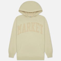 Мужская толстовка MARKET Vintage Wash Arc Hoodie, цвет бежевый, размер L