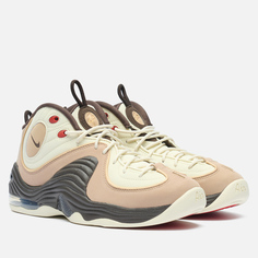 Мужские кроссовки Nike Air Penny II NAS, цвет коричневый, размер 43 EU