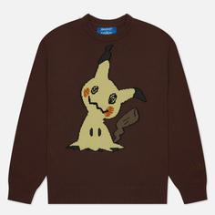 Мужской свитер MARKET x Pokemon Mimikyu, цвет коричневый, размер XL