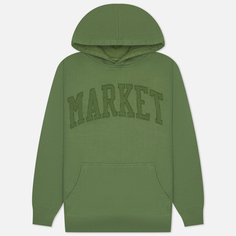 Мужская толстовка MARKET Vintage Wash Arc Hoodie, цвет зелёный, размер S