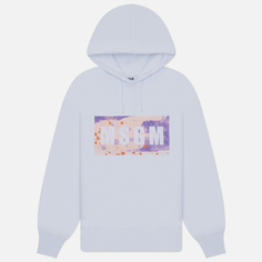 Мужская толстовка MSGM Box Logo Dripping, цвет белый, размер XL