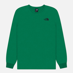 Мужской лонгслив The North Face Redbox Crew Neck, цвет зелёный