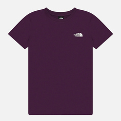 Женская футболка The North Face Simple Dome Crew Neck, цвет фиолетовый, размер XS