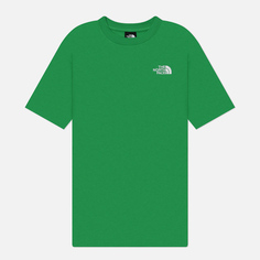 Женская футболка The North Face Oversized Simple Dome, цвет зелёный, размер S