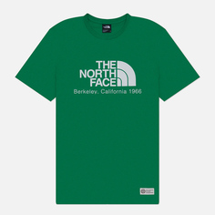 Мужская футболка The North Face Berkeley California, цвет зелёный, размер L