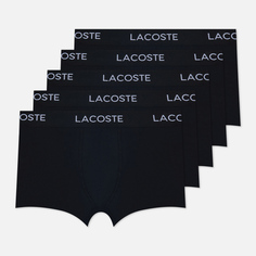 Комплект мужских трусов Lacoste Underwear 5-Pack Stretch Cotton, цвет чёрный