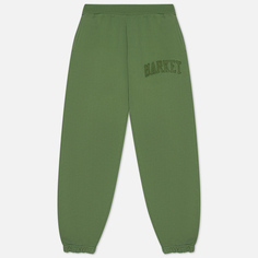 Мужские брюки MARKET Vintage Wash Arc, цвет зелёный, размер XXL
