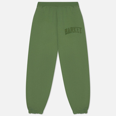 Мужские брюки MARKET Vintage Wash Arc, цвет зелёный