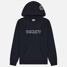 Мужская толстовка uniform experiment U.E. Navy Hoodie, цвет чёрный
