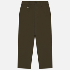 Мужские брюки SOPHNET. Wide Cropped, цвет оливковый, размер S