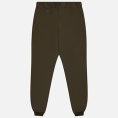 Мужские брюки SOPHNET. Slim Fit Ribbed, цвет оливковый