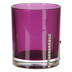 Стаканы для ванной стакан Roma полимер фиолетовый со стразами Prima Nova