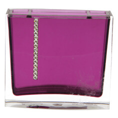 Стаканы для ванной стакан для зубных щеток Roma полимер фиолетовый со стразами Prima Nova