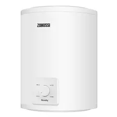 Водонагреватель накопительный 10 л Zanussi ZWH/S 10 Novelty U 1.5 кВт вертикальный нержавеющая сталь мокрый ТЭН