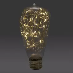 Лампа светодиодная Feron E27 LB-380 230 В 3 Вт декоративная 250 Лм желтый цвет света