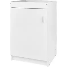 Кухонный шкаф под мойку напольный 50x85x50 см ЛДСП цвет белый Без бренда