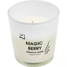Свеча ароматизированная Magic Berry красная 8.5 см Stenova Home