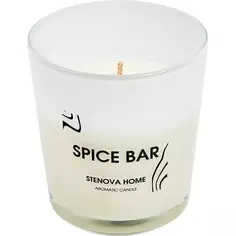 Свеча ароматизированная Spice Bar оранжевая 8.5 см Stenova Home